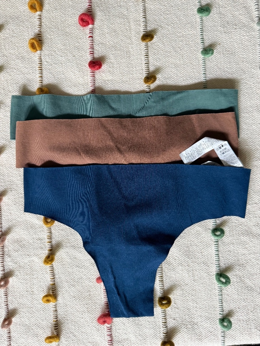 NEW Intimissimi Set of 3 Brazilian Superior Cotton Panties Sz M Thong